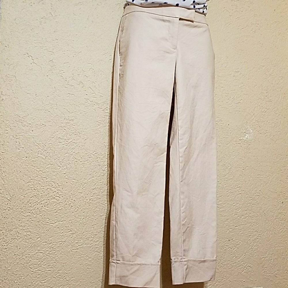 Cynthia Rowley flat front cropped ankle pant - Picture 2 of 7